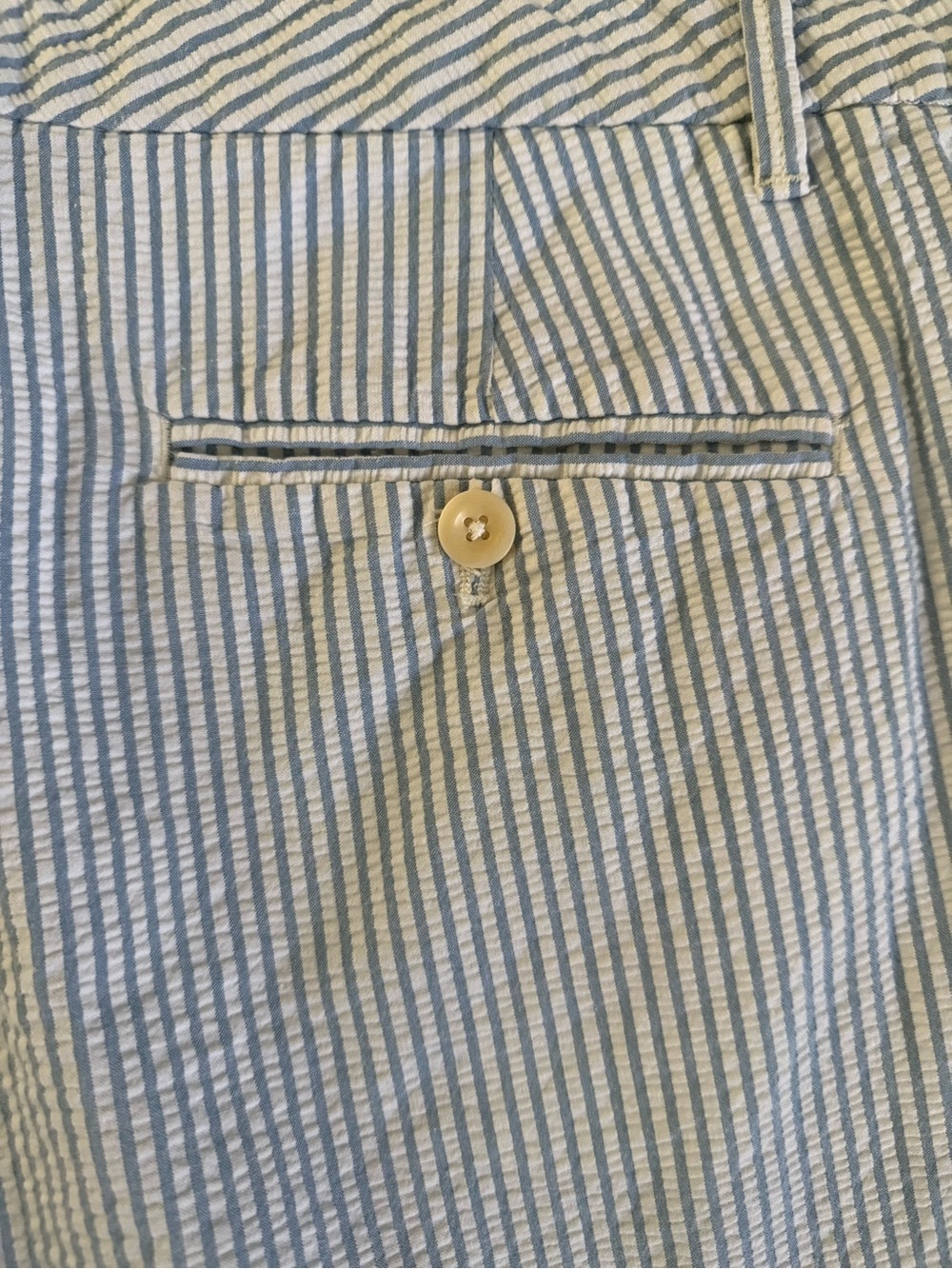 Gap Seersucker Bermuda Shorts Women’s Size 8 Coastal Prep - Picture 4 of 8
